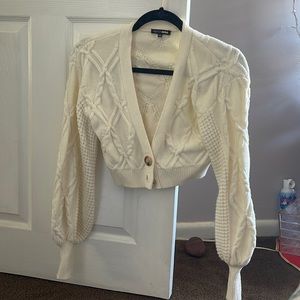 Worn once fashion nova super cropped sweater